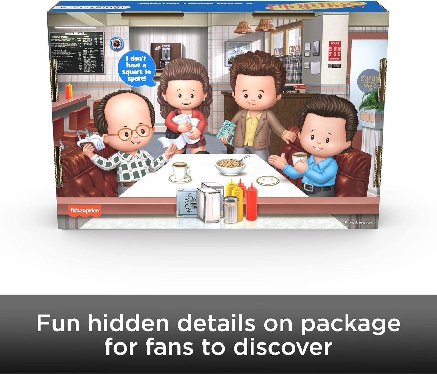 imageLittle People Collector Seinfeld TV Series Special Edition Set in Display Gift Box for Adults ampamp Fans 4 Figures