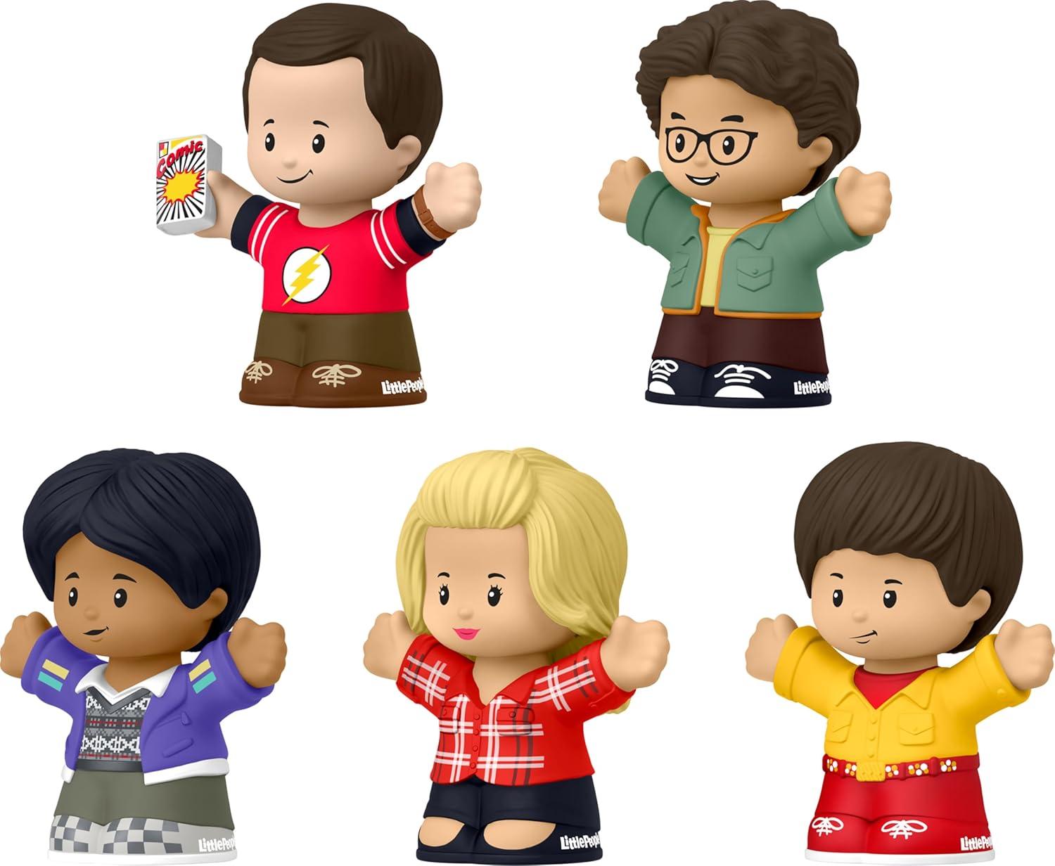 imageLittle People Collector The Big Bang Theory TV Show Special Edition Set for Adults ampamp Fans 5 Figures in a Display BoxMulticolor