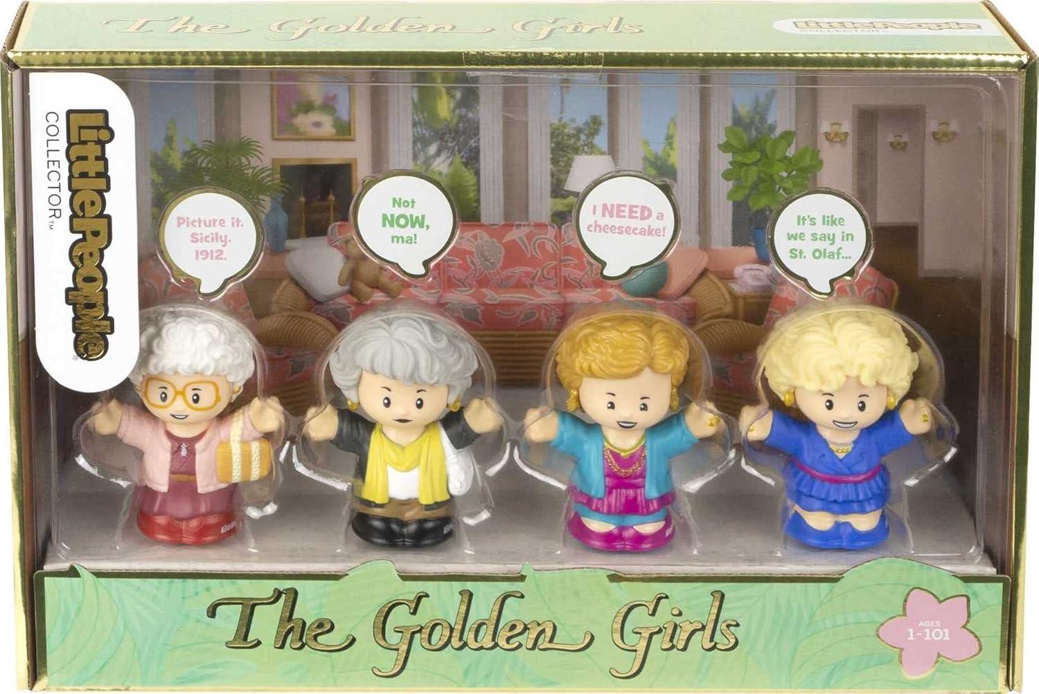 imageLittle People Collector The Golden Girls Late Night Cheesecake 40th Anniversary Figure Set in a Display Gift Box for Adults ampamp FansGolden Girls