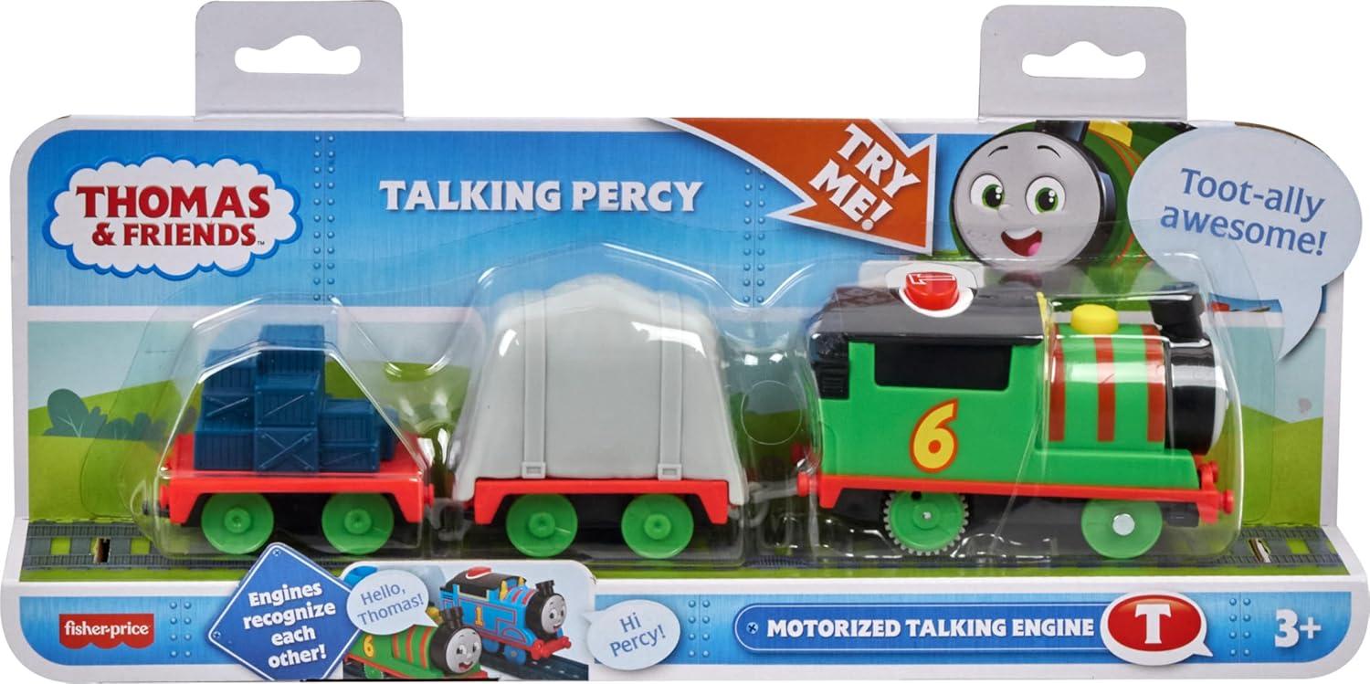 imageThomas ampamp Friends Motorized Toy Train Talking Percy BatteryPowered Engine with Sounds ampamp Phrases for Pretend Play Preschool Kids Ages 3 YearsPercy 2024