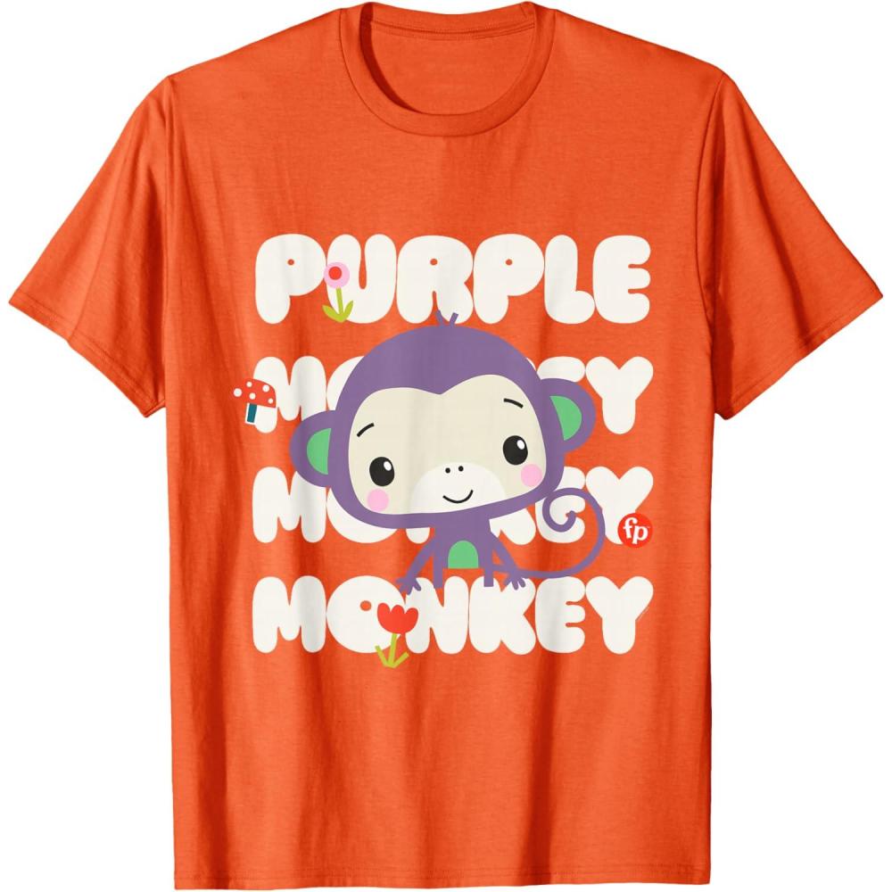 imageFisherPrice Purple Monkey TShirtOrange