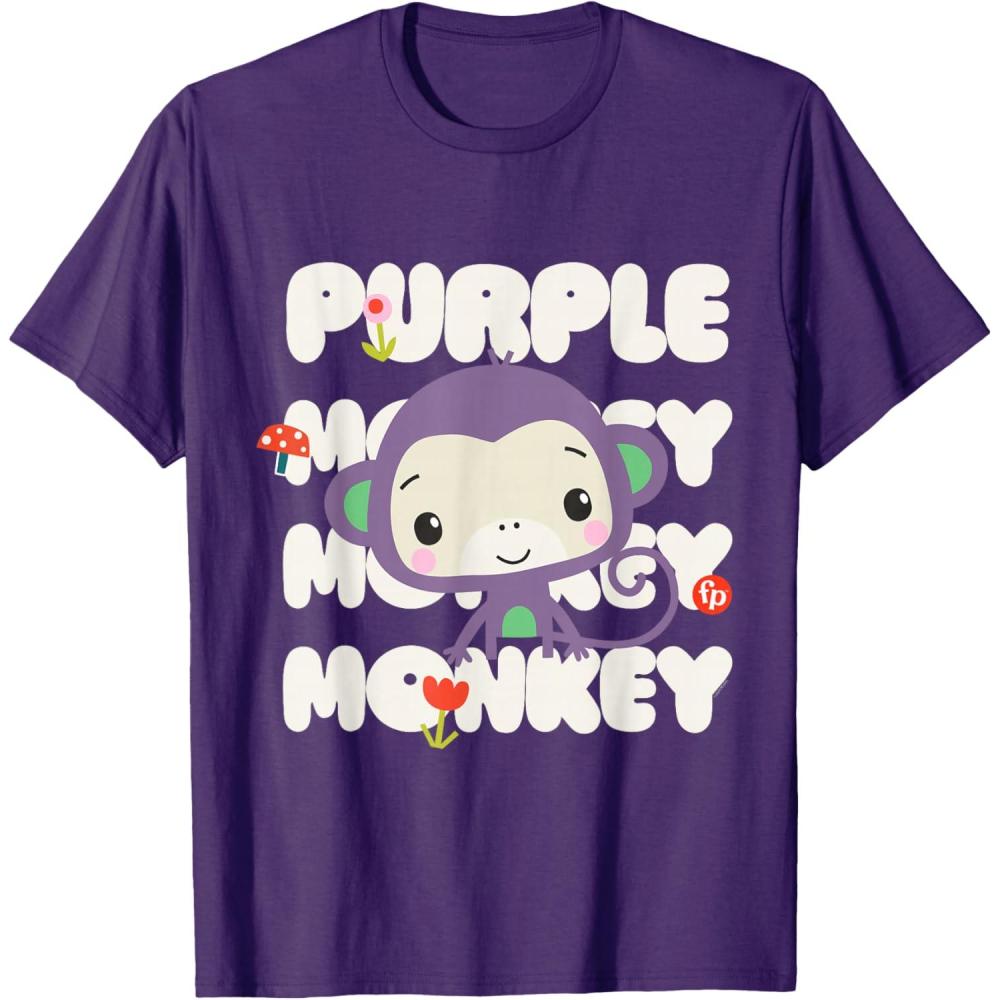 imageFisherPrice Purple Monkey TShirtPurple