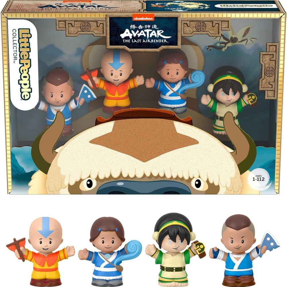 imageLittle People Collector Avatar The Last Airbender Special Edition Set for Adults ampamp Fans 4 Figures in Display Package