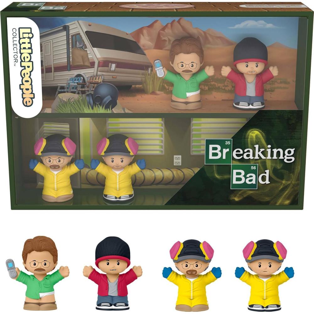imageLittle People Collector Breaking Bad TV Show Special Edition Figure Set in Display Box for Adults ampamp Fans