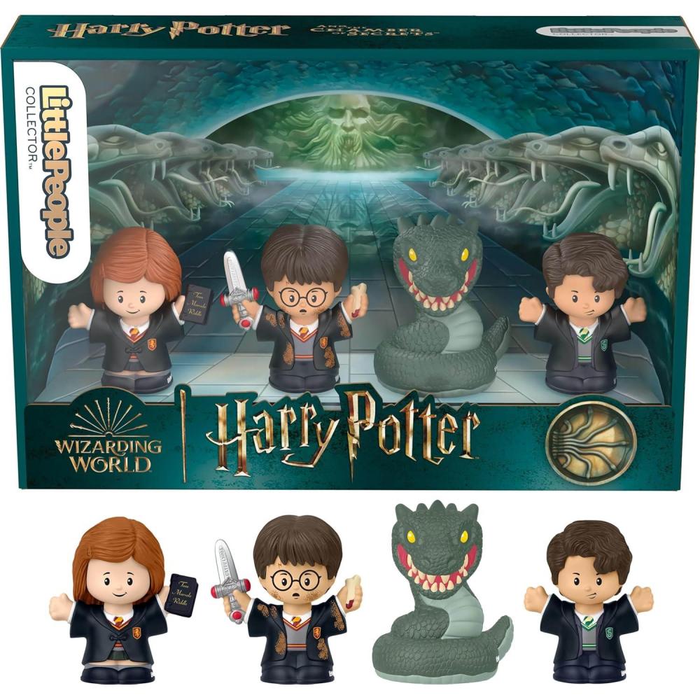 imageLittle People Collector Harry Potter and The Goblet of Fire Special Edition Set for Adults ampamp Fans 4 Figures in a Display BoxChamber of Secrets
