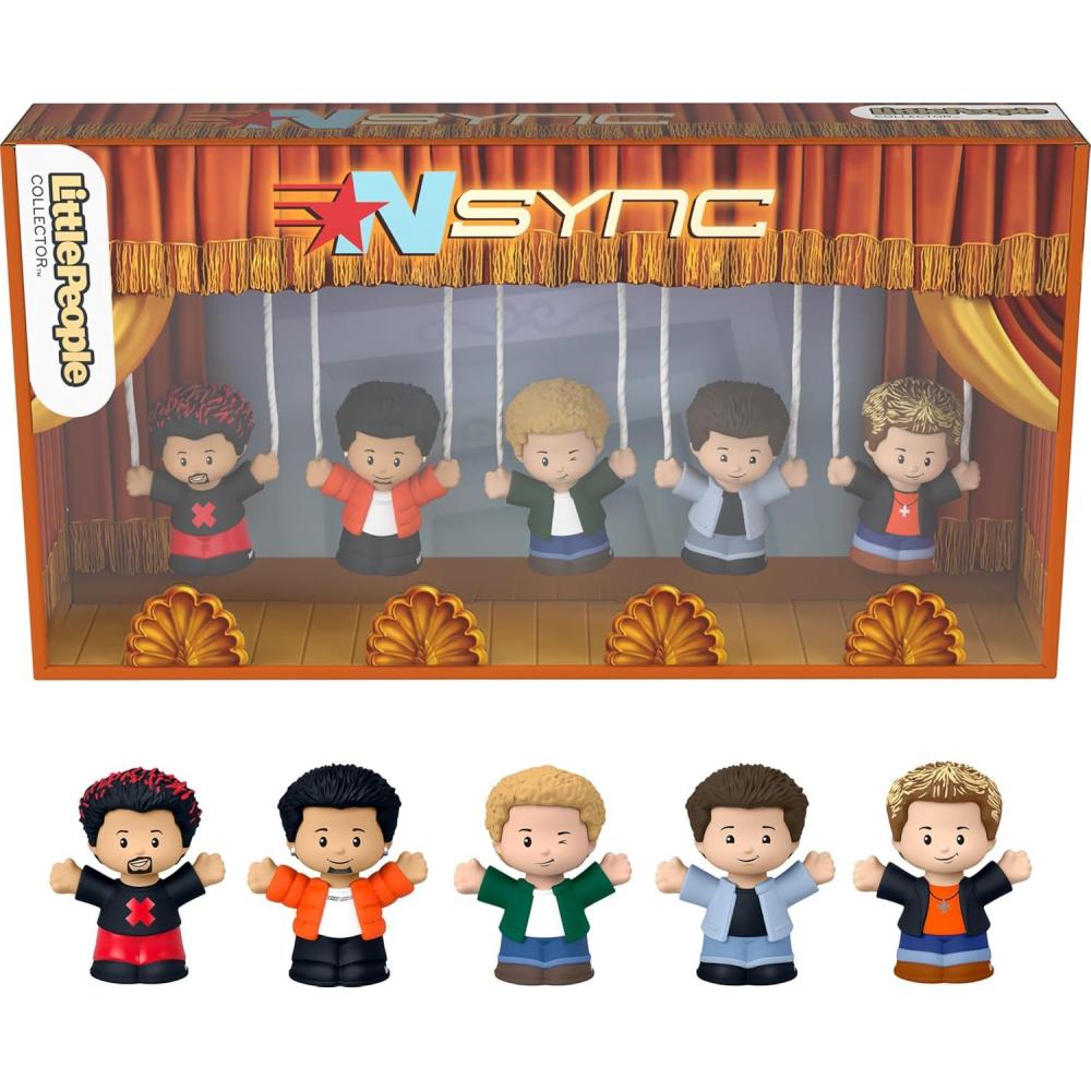 imageLittle People Collector NSYNC Special Edition Set for Adults ampamp Fans 5 Figures in a Display Box
