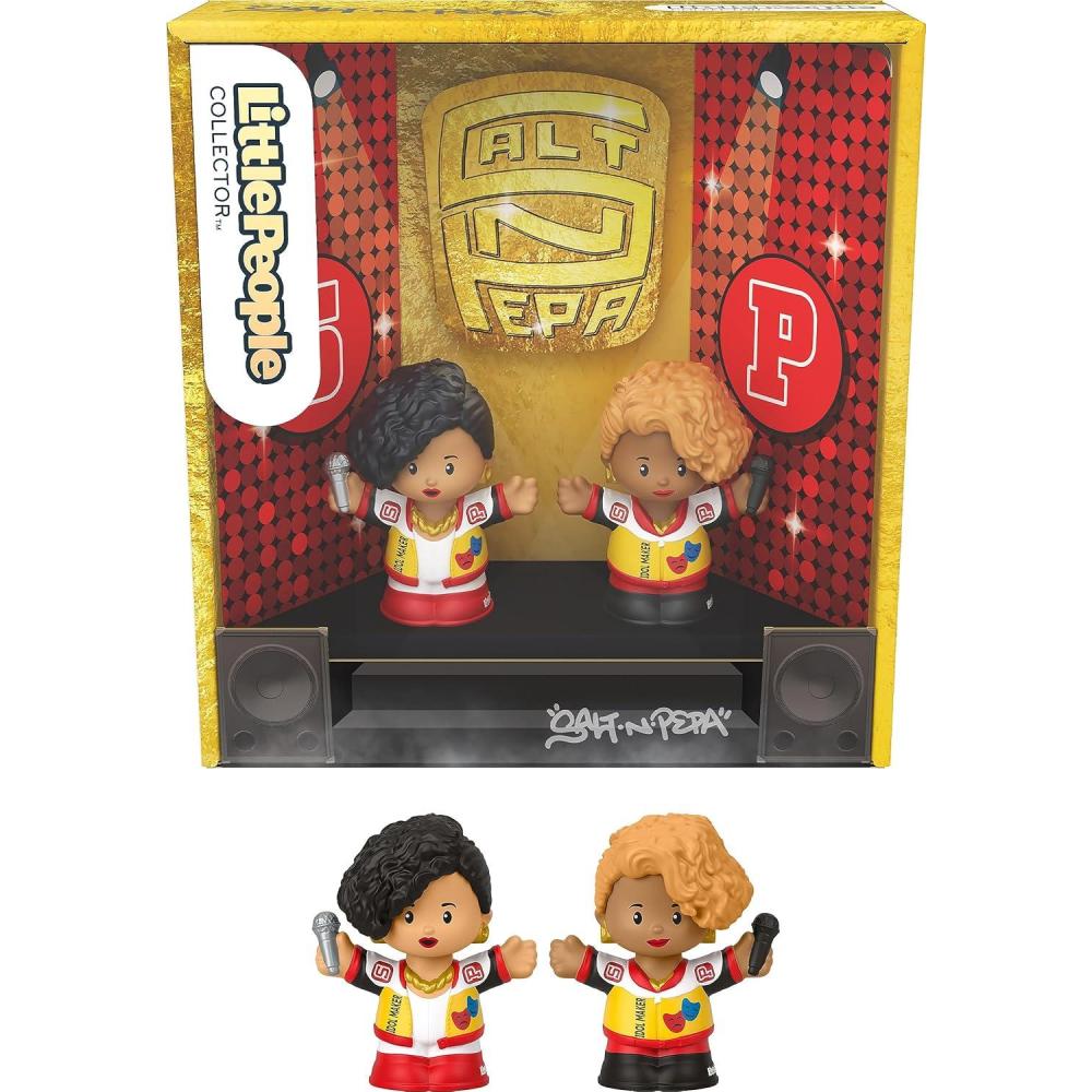 imageLittle People Collector SaltNPepa Special Edition Set for Adults ampamp Hip Hop Fans Cheryl James ampamp Sandra Denton Figures in Display Package