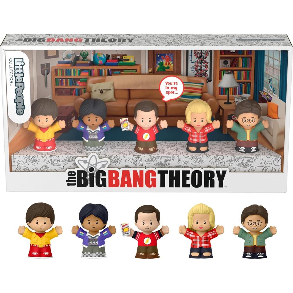 imageLittle People Collector The Big Bang Theory TV Show Special Edition Set for Adults ampamp Fans 5 Figures in a Display BoxMulticolor