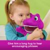 Barney World Toddler Toy Heart Glow Plush with Music & Lights for Pretend Play Preschool Kids Ages 2+ Years
