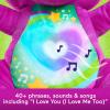 Barney World Toddler Toy Heart Glow Plush with Music & Lights for Pretend Play Preschool Kids Ages 2+ Years
