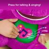 Barney World Toddler Toys by Fisher-Price, Tall Plush, 10.5 -inch Figure with Sounds, Soft Texture for Play, Kids Ages 2+ Years
