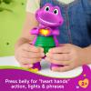Barney’s World Musical Toy Heart Hands Barney Figure, 5.7 Inches Tall with Lights & Phrases for Kids Ages 2+ Years