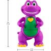 Barney’s World Musical Toy Heart Hands Barney Figure, 5.7 Inches Tall with Lights & Phrases for Kids Ages 2+ Years