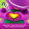 Barney’s World Musical Toy Heart Hands Barney Figure, 5.7 Inches Tall with Lights & Phrases for Kids Ages 2+ Years