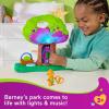 Barney’s World Preschool Toy Lights & Sounds Treehouse Playset with Figures for Pretend Play Kids Ages 3+ Years