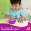 Barney’s World Toddler Toy Hey Barney Phone with Music Lights & Phrases for Preschool Kids Ages 2+ Years, Multilanguage Version