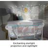 Fisher-Price Baby Bedside Sleeper Soothing Motions Bassinet with Lights Music Vibrations & Toy Mobile for Newborns 0+ Months, Windmill(Windmill)