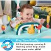 Fisher-Price Baby Bouncer Colorful Corners Jumperoo Activity Center with Music Lights Sounds & Developmental Toys(Colorful Jumperoo)