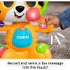 Fisher-Price Baby Learning Toy Link Squad Bop & Groove Tiger with Music & Lights for Ages 9+ Months, Compatible Only with Link Squad Items