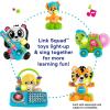 Fisher-Price Baby Learning Toy Link Squad Bop & Groove Tiger with Music & Lights for Ages 9+ Months, Compatible Only with Link Squad Items