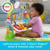 Fisher-Price Baby Playmat Deluxe Kick & Play Piano Gym for Learning & 2 Maracas Soft Rattles for Newborn to Toddler Play Ages 0+ Months(Green)