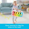 Fisher-Price Baby Playmat Deluxe Kick & Play Piano Gym for Learning & 2 Maracas Soft Rattles for Newborn to Toddler Play Ages 0+ Months(Green)