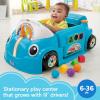 Fisher-Price Baby Toy Laugh & Learn Crawl Around Car Red Activity Center with Educational Music & Lights for Infants Ages 6+ Months (Amazon Exclusive)(Blue)