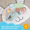 Fisher-Price Baby Tummy Time Toy, Puppy Perfection Giant Play Mat with Sensory Development Activities for Newborns 0+ Months (Amazon Exclusive)