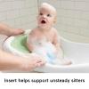 Fisher-Price Baby to Toddler Bath 4-In-1 Sling ‘N Seat Tub with Removable Infant Support and 2 Toys, Green(Exclusive Puppy Headrest)