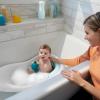 Fisher-Price™ Baby to Toddler Bath 4-in-1 Sling ‘N Seat Tub with Removable Infant Support and 2 Toys, Pacific Pebble