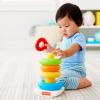 Fisher-Price Baby’s First Blocks & Rock-a-Stack Toy Set, Bucket of 10 Shapes & Ring Stacking Activity for Developmental Play Ages 6+ Months (Amazon Exclusive)(Rock-A-Stack)