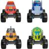 Fisher-Price Blaze and The Monster Machines Diecast Toys, Racers 4 Pack of Push-Along Metal Vehicles for Pretend Play Preschool Kids Ages 3+ Years(4 pack)