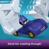 Fisher-Price DC Batwheels 1:55 Scale Toy Car Bam The Batmobile Launching Vehicle with Crash Accessory for Ages 3+ Years(Bam)