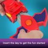 Fisher-Price DC Batwheels 1:55 Scale Toy Car Bam The Batmobile Launching Vehicle with Crash Accessory for Ages 3+ Years(Redbird)