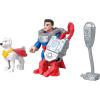 Fisher-Price Imaginext DC Super Friends, Metal Force Action Figures & Accessory Set with 3-inch Superman, Krypto Super Dog & Grabbing Tool