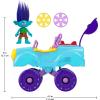 Fisher-Price Imaginext DreamWorks Trolls Toys Branch’s Buggy, Push-Along Car & Figure Playset for Pretend Play Kids Ages 3+ Years(Branch’s Buggy)