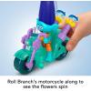 Fisher-Price Imaginext DreamWorks Trolls Toys Sparkle & Roll Pack, Poppy Branch & Guy Diamond Figures for Pretend Play Kids Ages 3+ Years