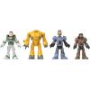 Fisher-Price Imaginext Figure Set Disney and Pixar Lightyear Jr. ZAP Patrol Multipack with Buzz Lightyear Toy for Preschool Kids Ages 3+ Years