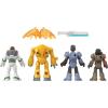 Fisher-Price Imaginext Figure Set Disney and Pixar Lightyear Jr. ZAP Patrol Multipack with Buzz Lightyear Toy for Preschool Kids Ages 3+ Years