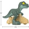 Fisher-Price Imaginext Jurassic World Dinosaur, Tyrannosaurus Rex Push-Toy with Rolling Wheels & Wiggling Motion, 5.5-inch Tall T. rex