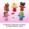 Fisher-Price Little People Barbie Toddler Toy 2025 Advent Calendar Playset, 24 Christmas Figures & Pieces for Pretend Play Kids Ages 18+ Months