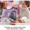 Fisher-Price Little People Barbie Toddler Toy 2025 Advent Calendar Playset, 24 Christmas Figures & Pieces for Pretend Play Kids Ages 18+ Months