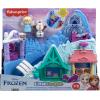 Fisher-Price Little People Toddler Toy Disney Frozen Arendelle Sledding Adventures Playset with Figures for Pretend Play Ages 18+ Months