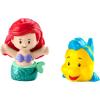 Fisher-Price Little People Toddler Toy Disney Princess Ariel’s Light-Up Sea Carriage Musical Vehicle for Pretend Play Ages 18+ Months(Ariel’s Sea Carriage)