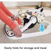 Fisher-Price Portable Baby Chair, Cute Cow Sit-Me-Up Floor Seat with BPA-Free Teether & Clacker Newborn Developmental Toys (Amazon Exclusive)(Cow)