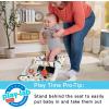 Fisher-Price Portable Baby Chair, Cute Cow Sit-Me-Up Floor Seat with BPA-Free Teether & Clacker Newborn Developmental Toys (Amazon Exclusive)(Cow)