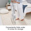 Fisher-Price Portable Baby Crib Soothing View Projection Bassinet with Lights Music Vibrations & Slim Fold for Newborns 0+ Months, Fawning Leaves(Moonlight Forest)