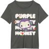 Fisher-Price Purple Monkey T-Shirt(Asphalt Grey)