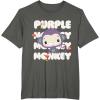 Fisher-Price Purple Monkey T-Shirt(Asphalt Grey)
