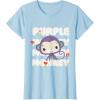 Fisher-Price Purple Monkey T-Shirt(Baby Blue)